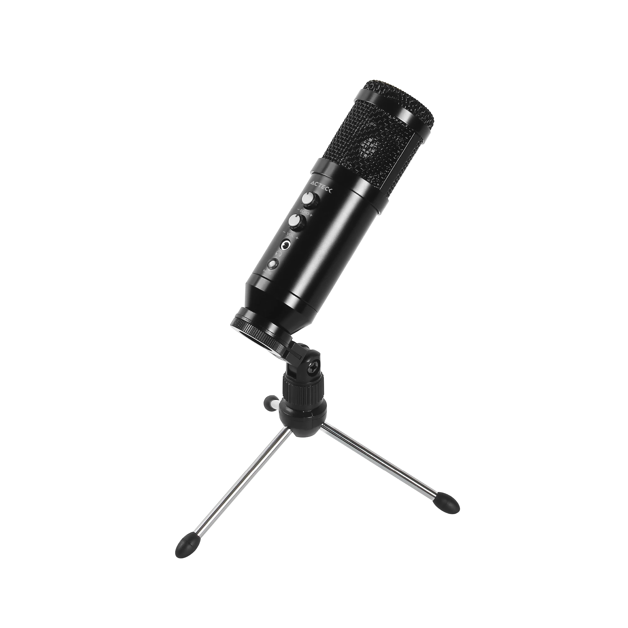 Micrófono Condensador | Devo Plus MC455 USB | Negro