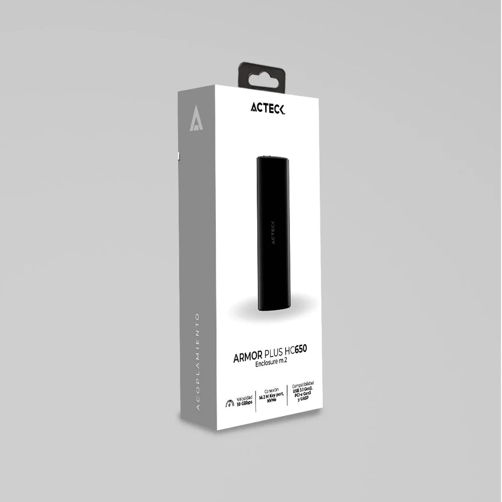 Enclosure SSD | Armor Plus HC650 | Negro