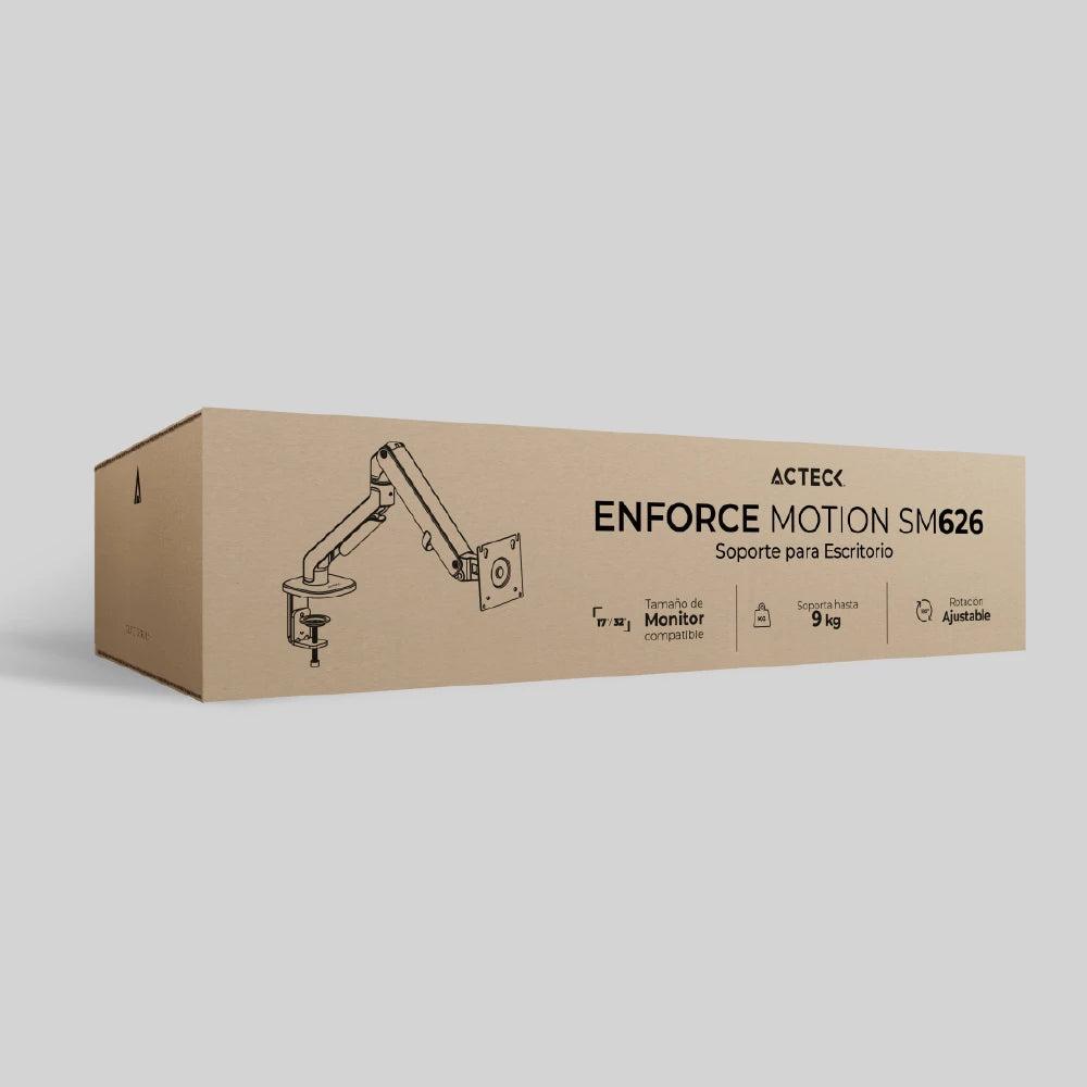Soporte para Escritorio Articulado| Enforce Motion SM616 Articulado | Negro