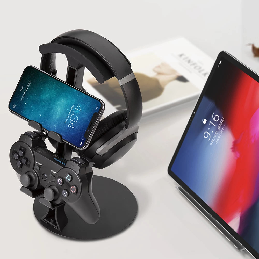 Base para Audífonos-Celulares-Gamepads | Vault Station BD414 | Negro