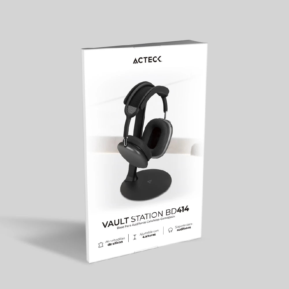Base para Audífonos-Celulares-Gamepads | Vault Station BD414 | Negro