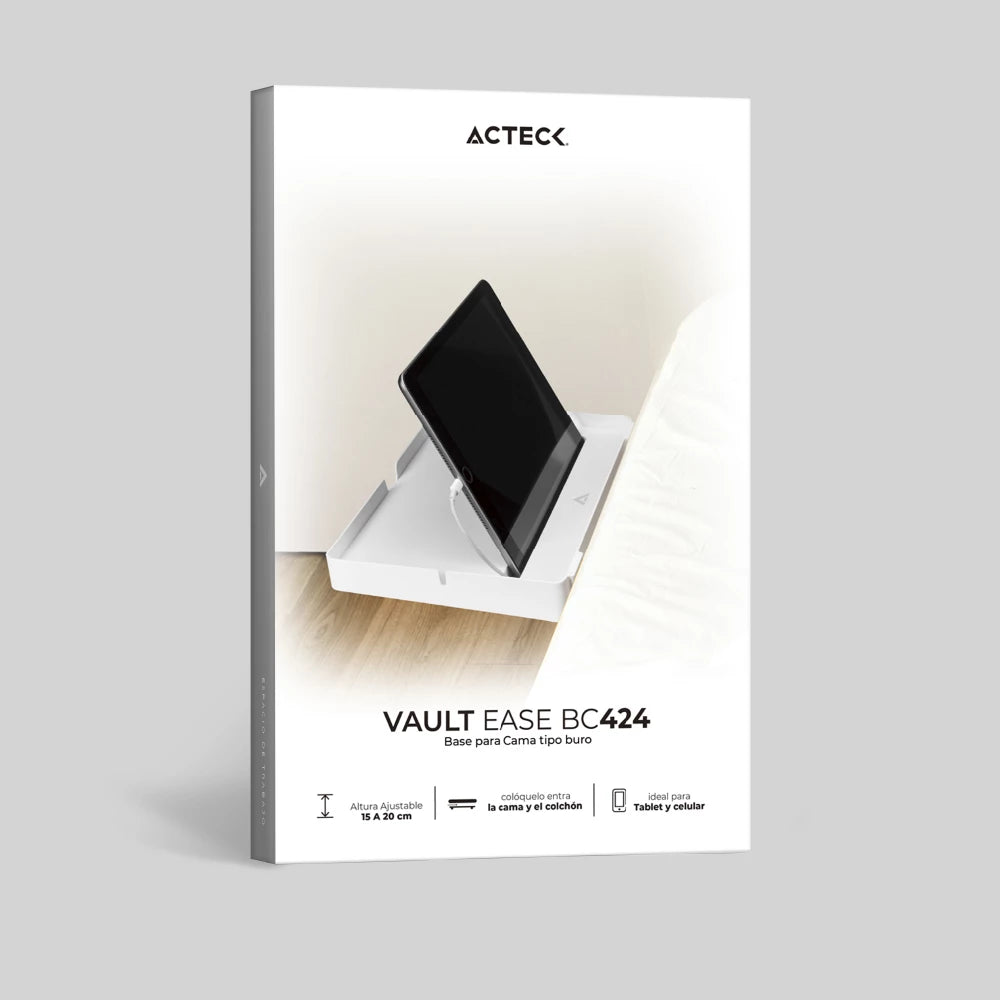 Base para Cama tipo buró con ajuste de altura | Vault Ease BC424 | Blanco