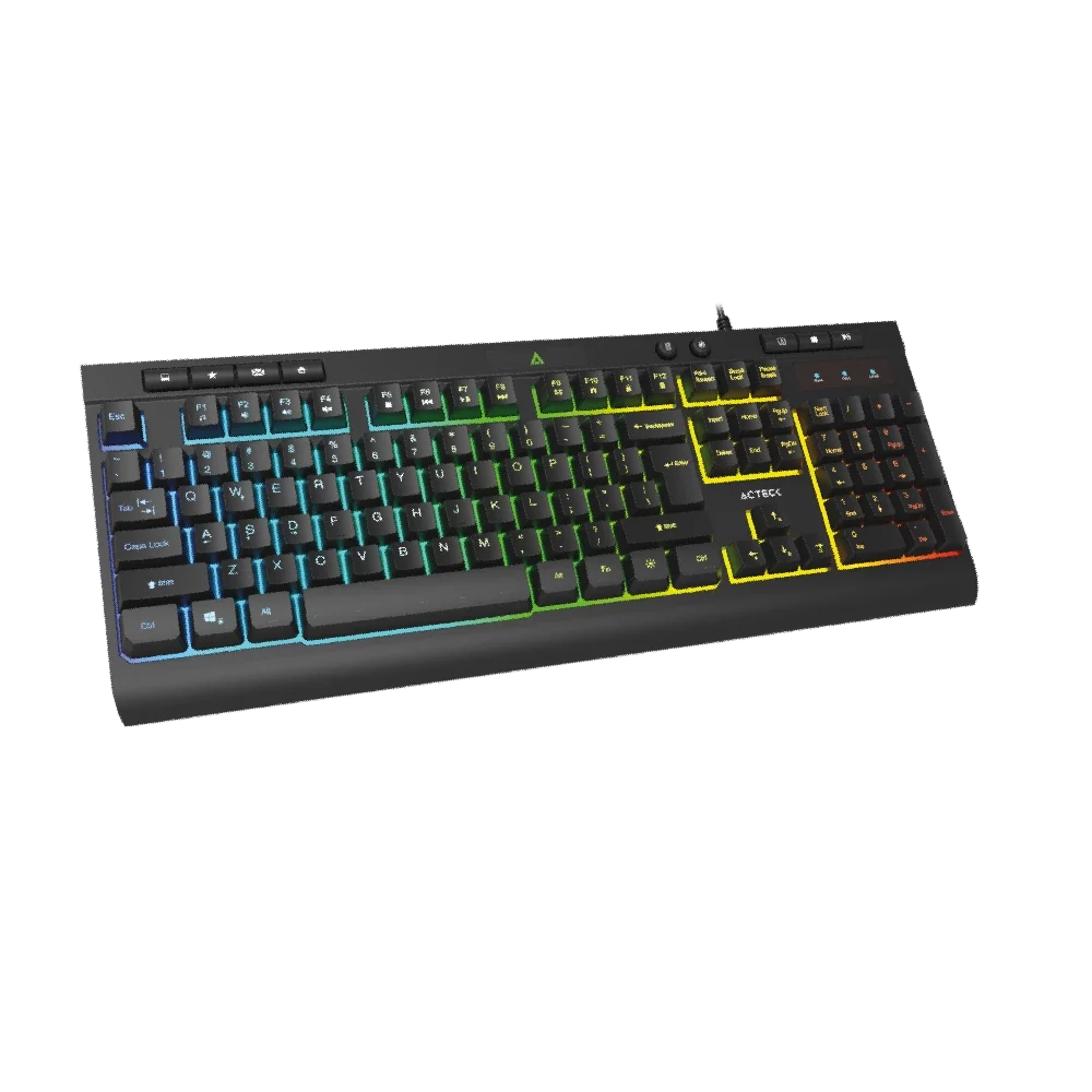 Teclado Alámbrico de Membrana | Aurean Pro TA477G | Negro