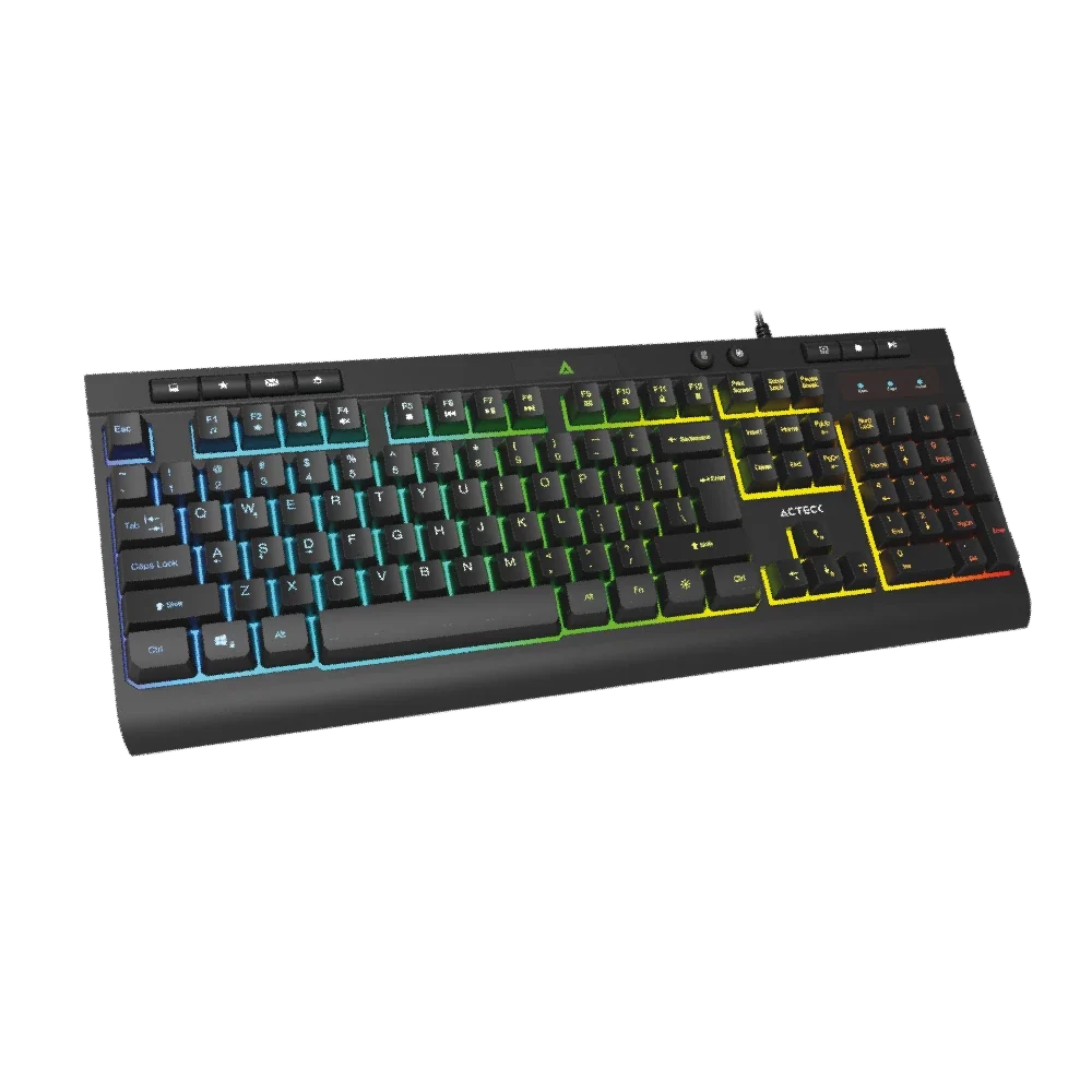 Combo 2 en 1 Alámbrico Teclado y Mouse | Creator Aurean Pro MK477G | Negro