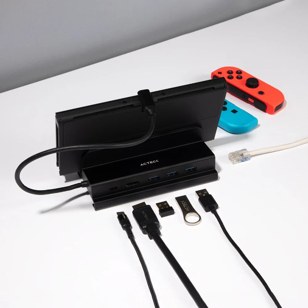 HUB 6 en 1 Docking Station | Negro