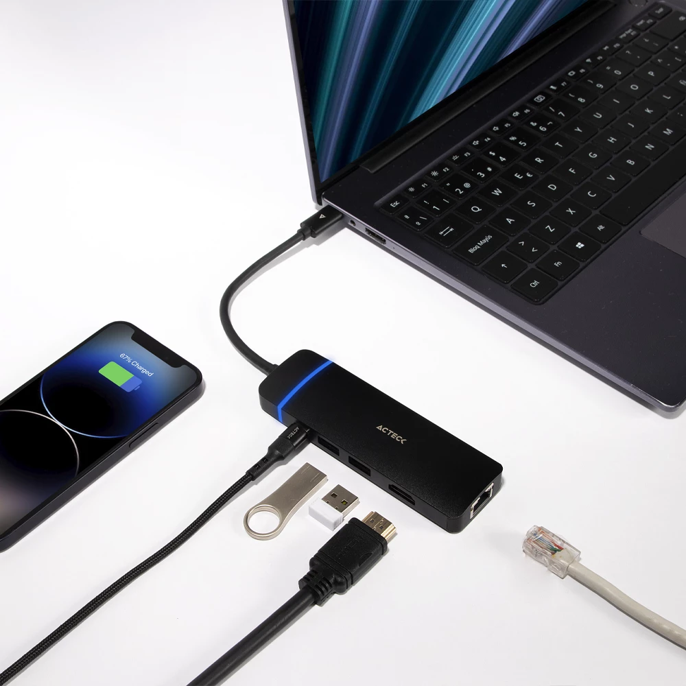 HUB 5 en 1 | Gate 5 DH650 | Negro