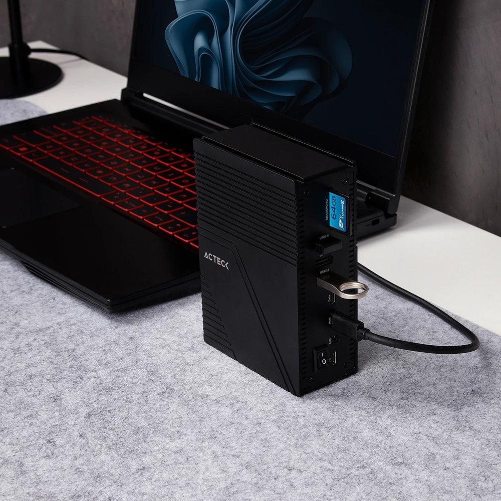 HUB 14 en 1 | USB C  Gate 14V DH696 | Negro