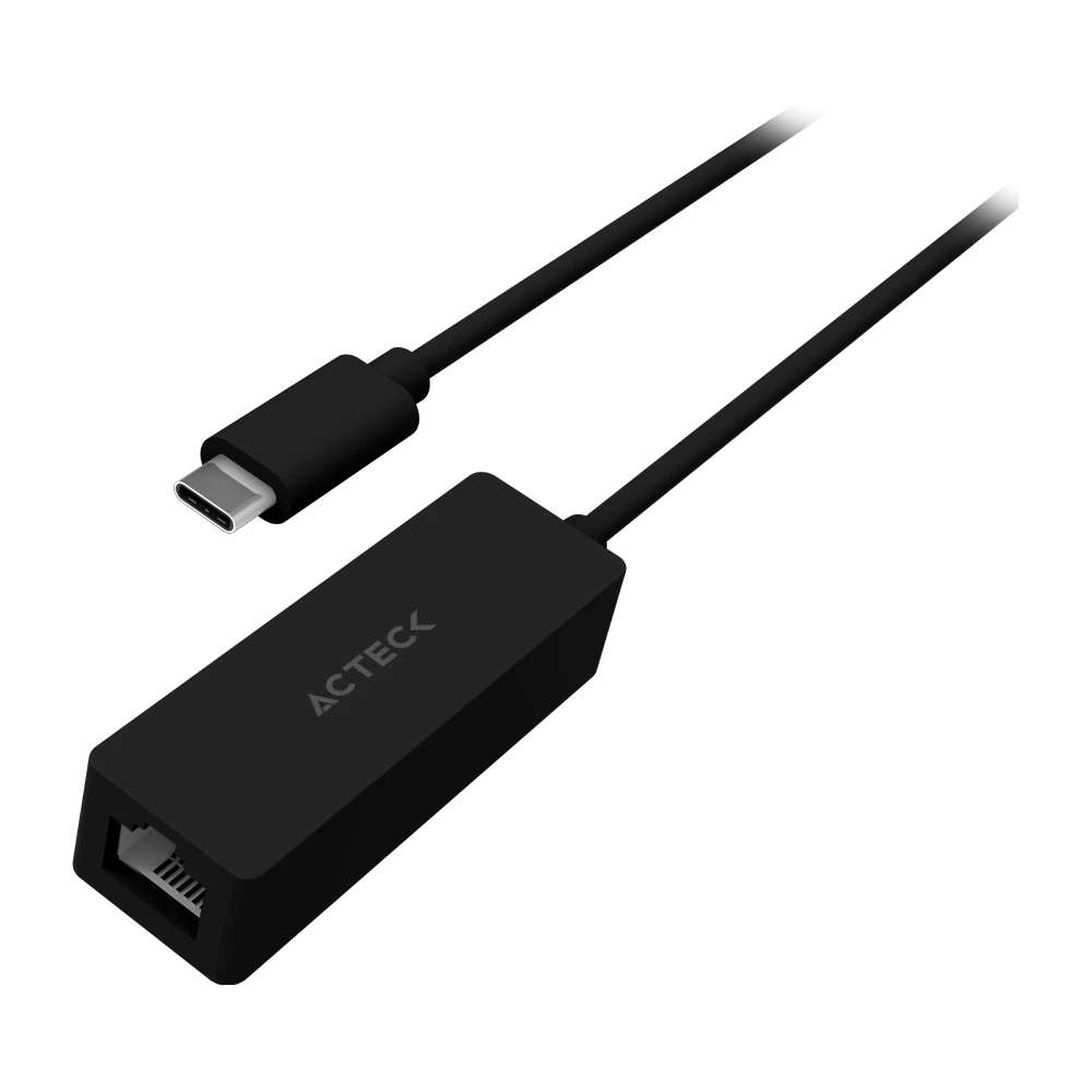 Adaptador USB C a Ethernet RJ45 | Shift Plus AE425 | Negro