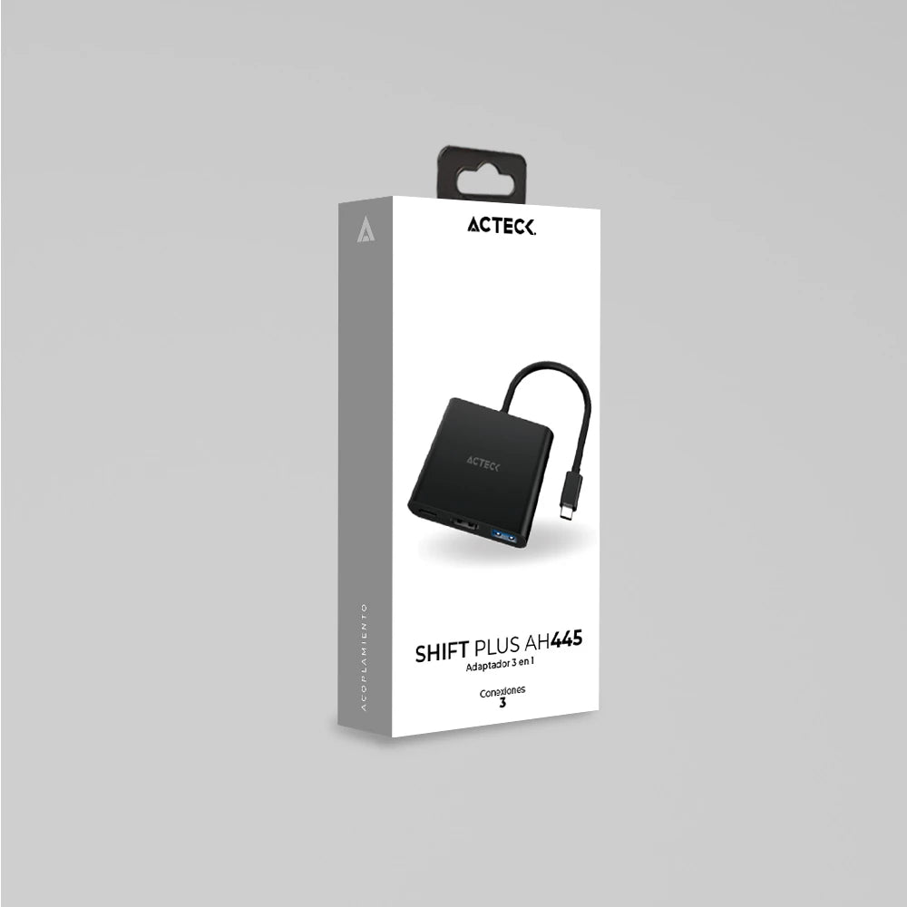 Adaptador | Shift Plus AH445 | Negro