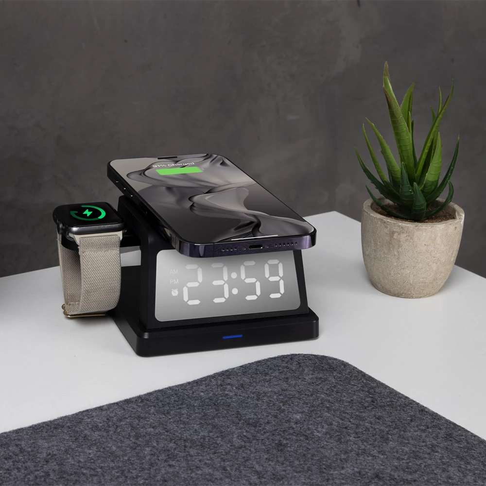 Cargador Inalámbrico | Energon S-Mate CI730 | Negro