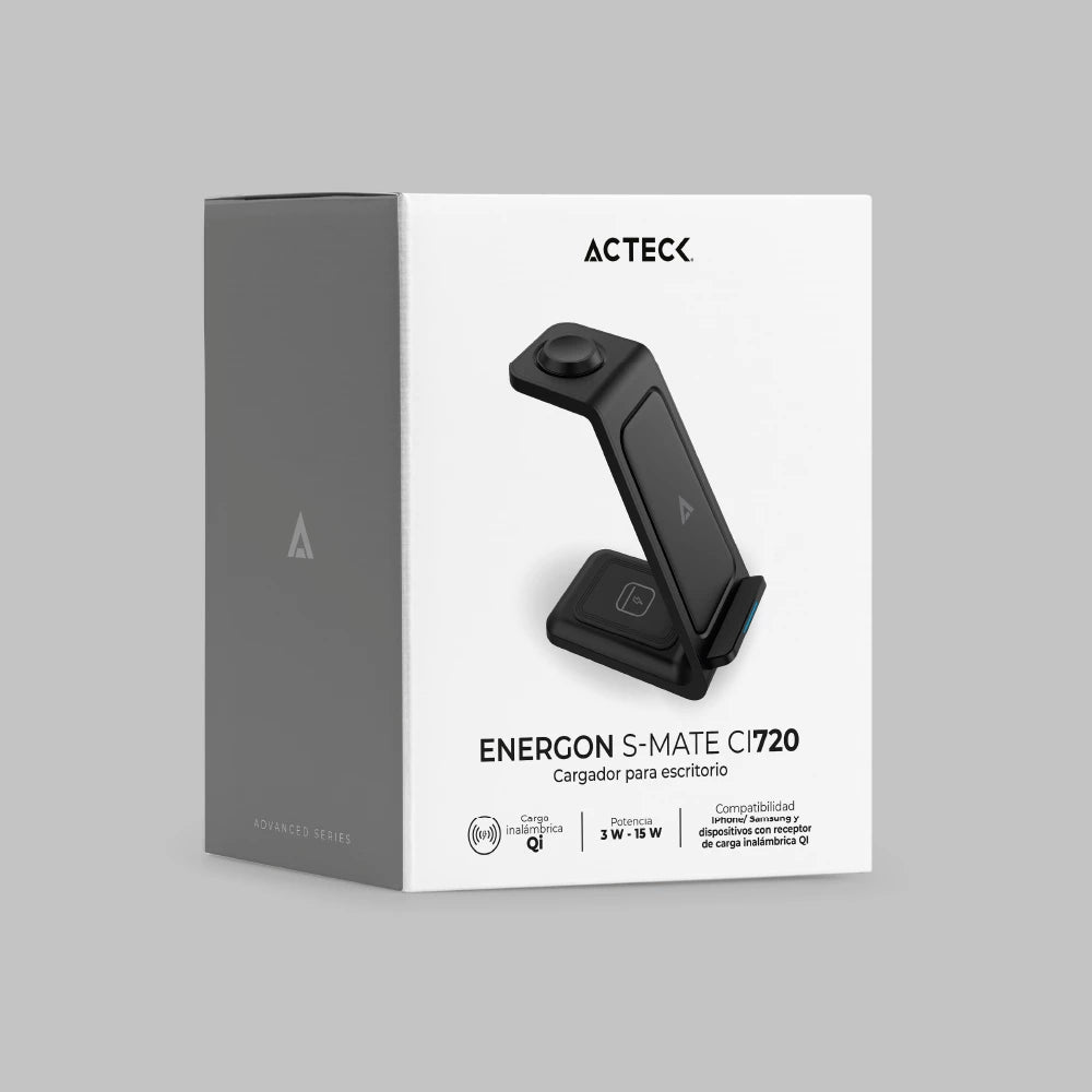 Cargador Inalámbrico | Energon S-Mate CI720 | Negro