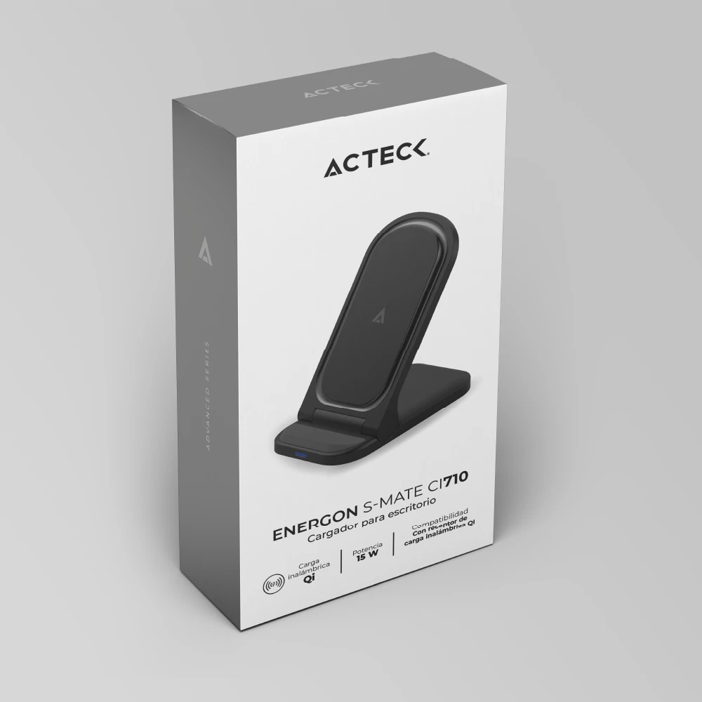 Cargador de Escritorio | Energon S-Mate CI710 | Negro