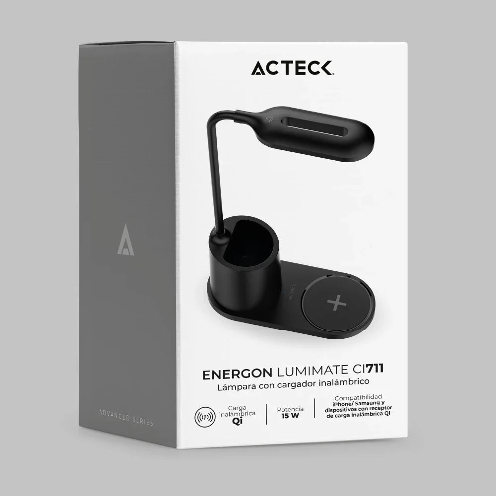Cargador de Escritorio | Energon Lumimate CI711 | Negro