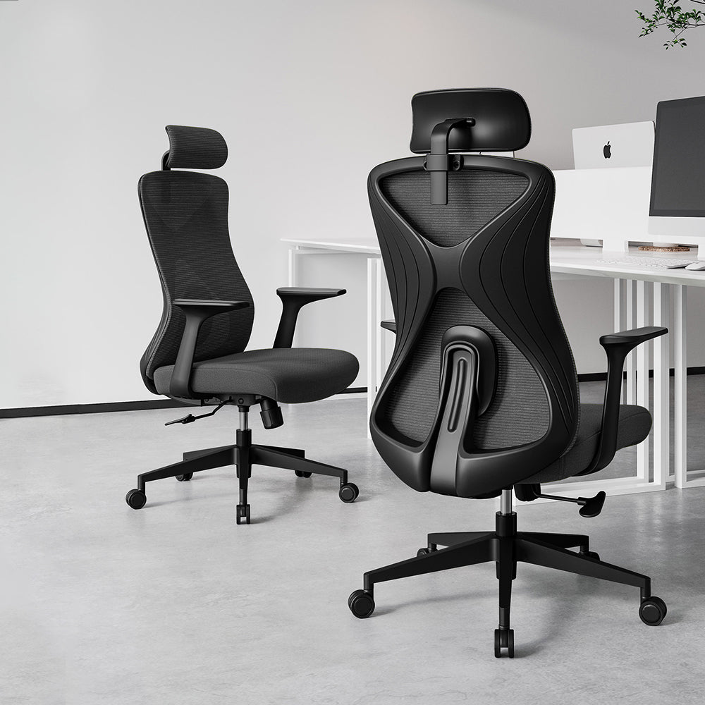 Silla de Oficina Ergonómica | Floe Pro EC737 | Negra