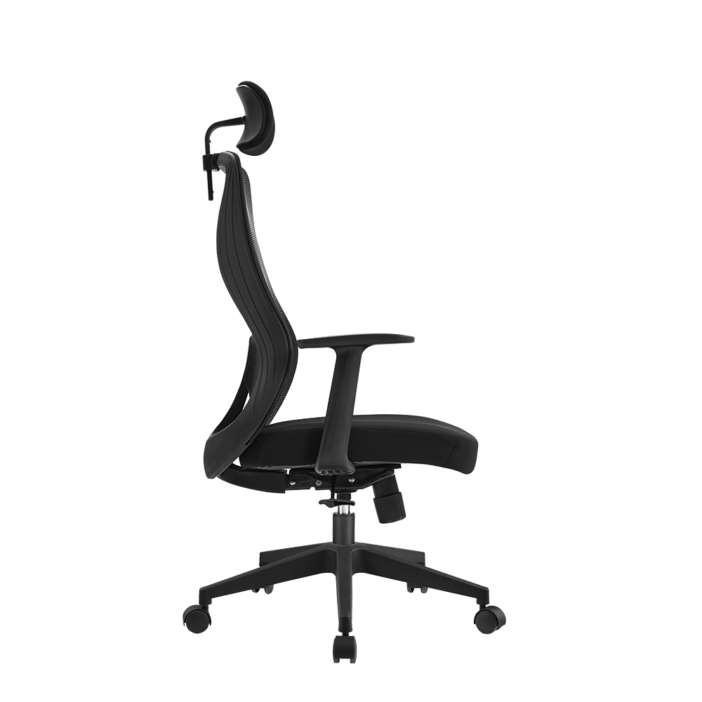 Silla de Oficina Ergonómica | Floe Pro EC737 | Negra