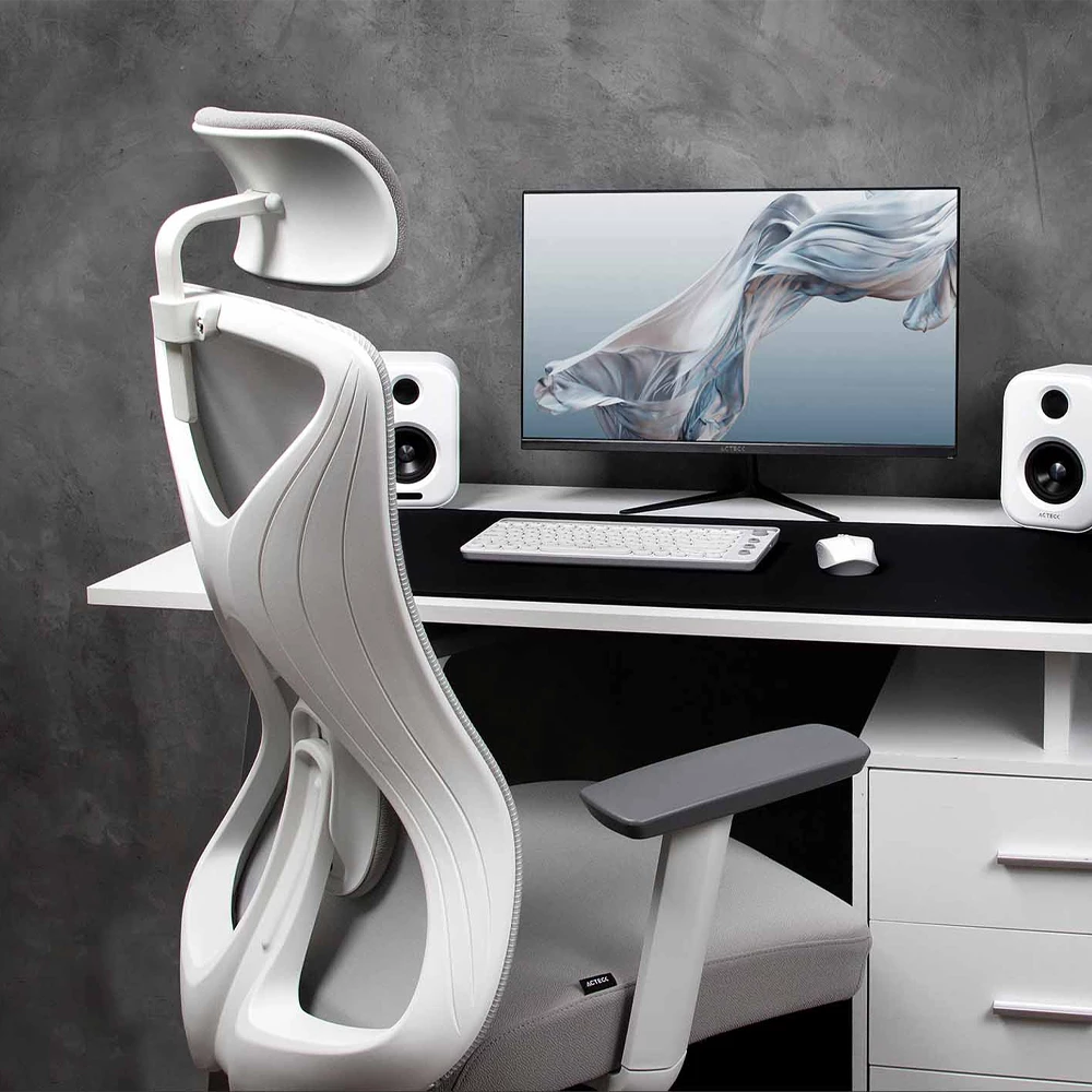 Silla de Oficina Ergonómica | Floe Pro EC737 | Blanca
