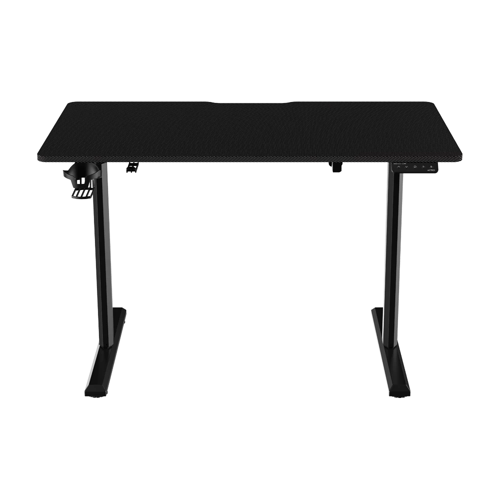 Escritorio de Oficina Ergo Desk 1 ED717 Ergonómico 120 X 60cm / Ajuste Eléctrico de Altura/ Soporta hasta 60 Kg + Panel de control / Negro