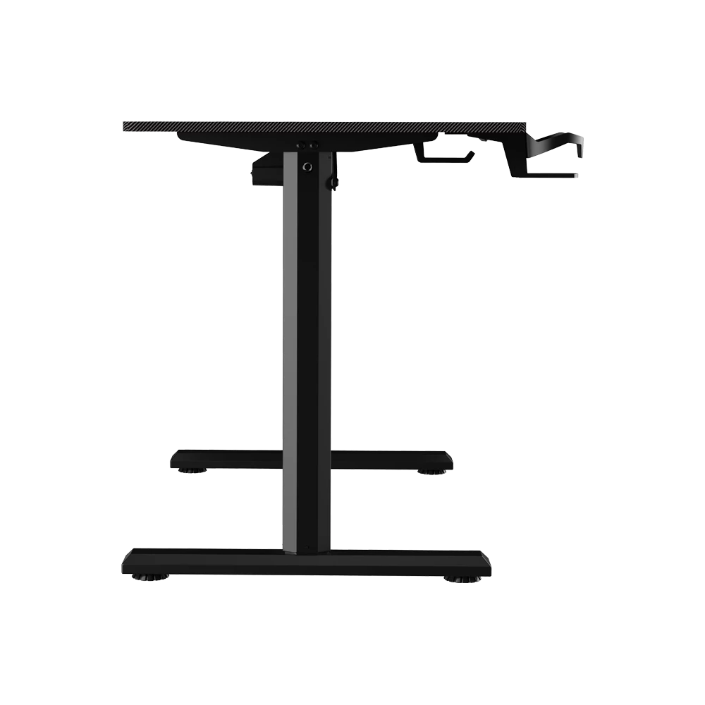 Escritorio de Oficina Ergo Desk 1 ED717 Ergonómico 120 X 60cm / Ajuste Eléctrico de Altura/ Soporta hasta 60 Kg + Panel de control / Negro