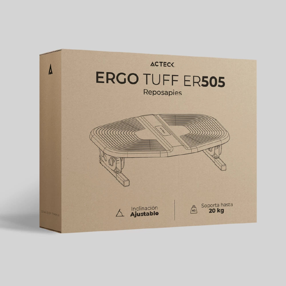Reposapies | Ergo Tuff ER505 | Negro