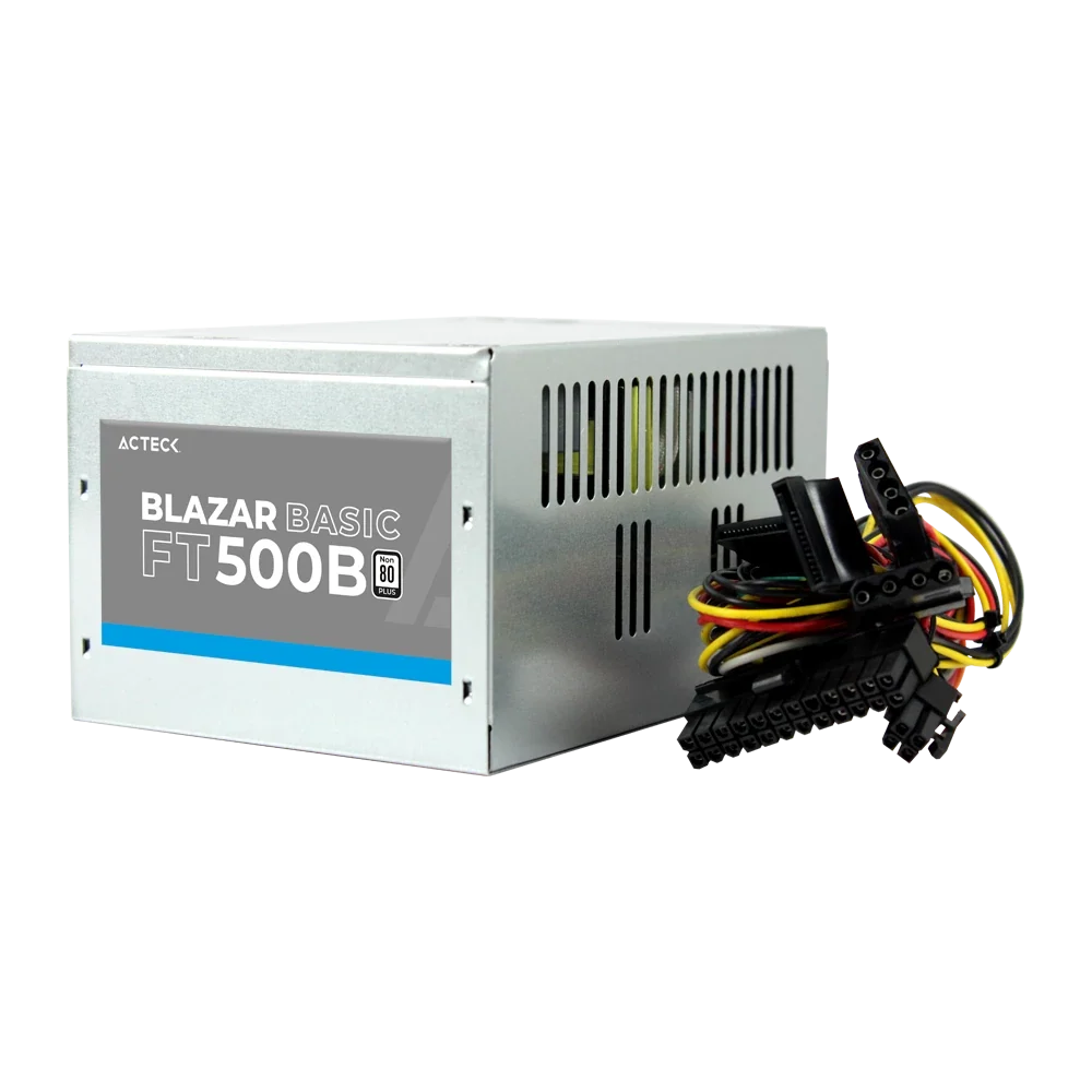 Fuente de Poder ATX 500W | Blazar Basic FT500B | Plata