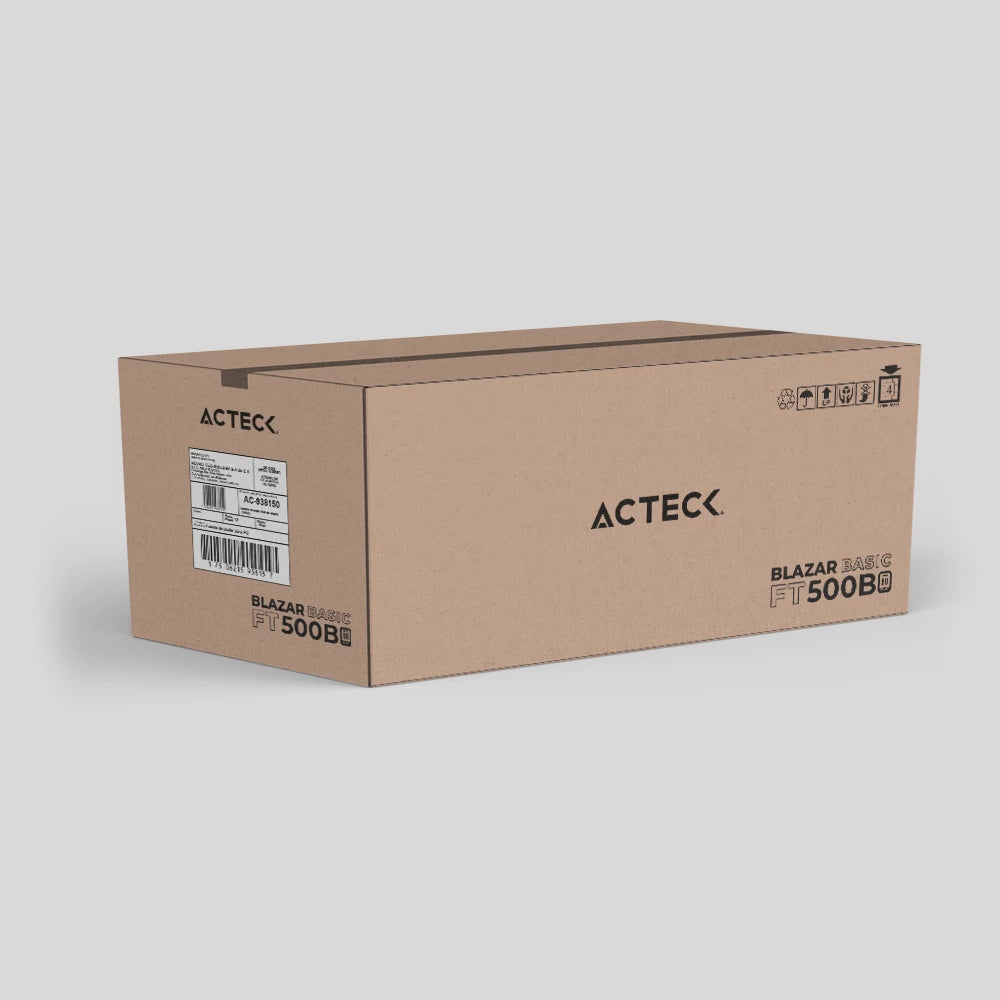 Fuente de Poder ATX 500W | Blazar Basic FT500B | Plata