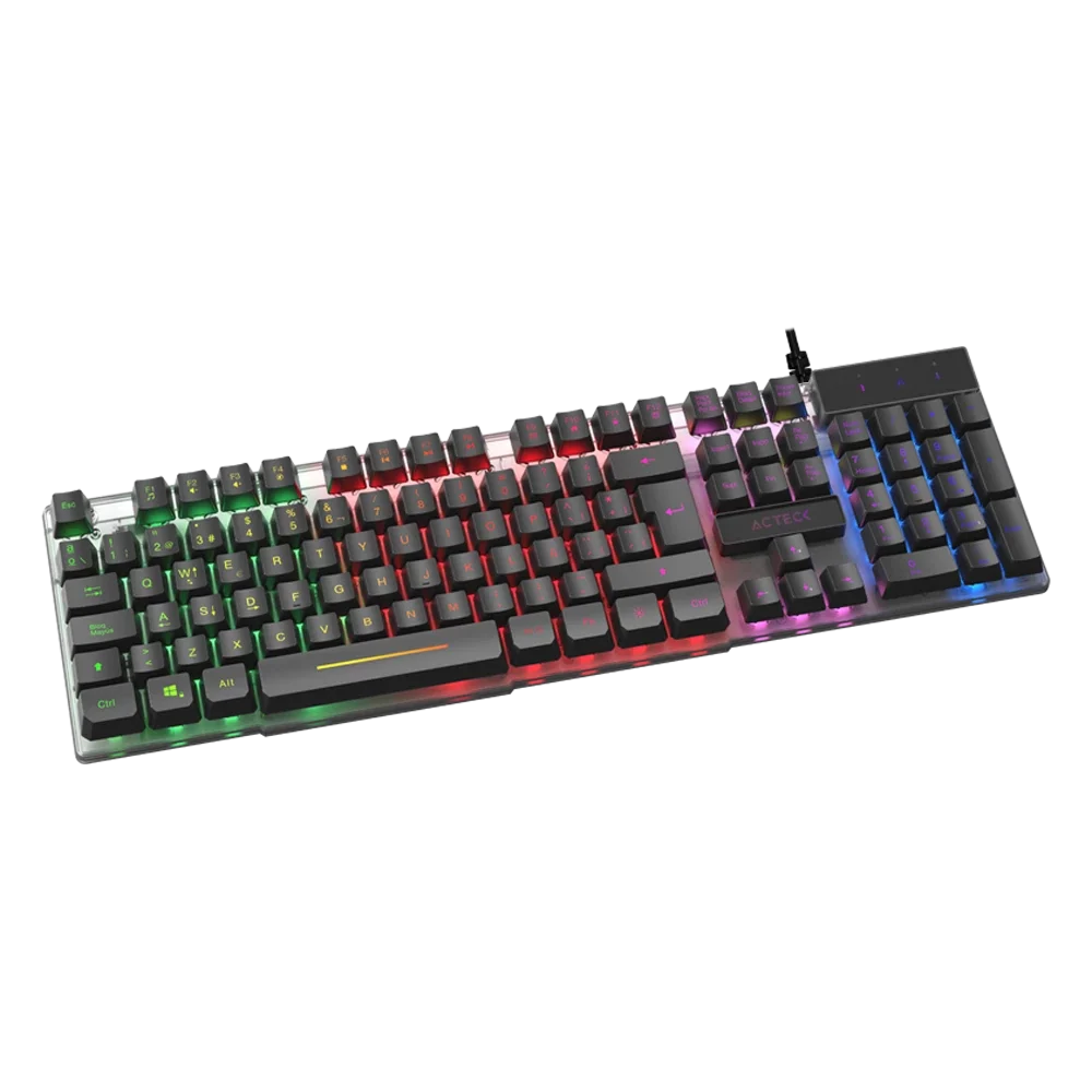 Teclado Alámbrico | Led Aurean II TA220G | Negro