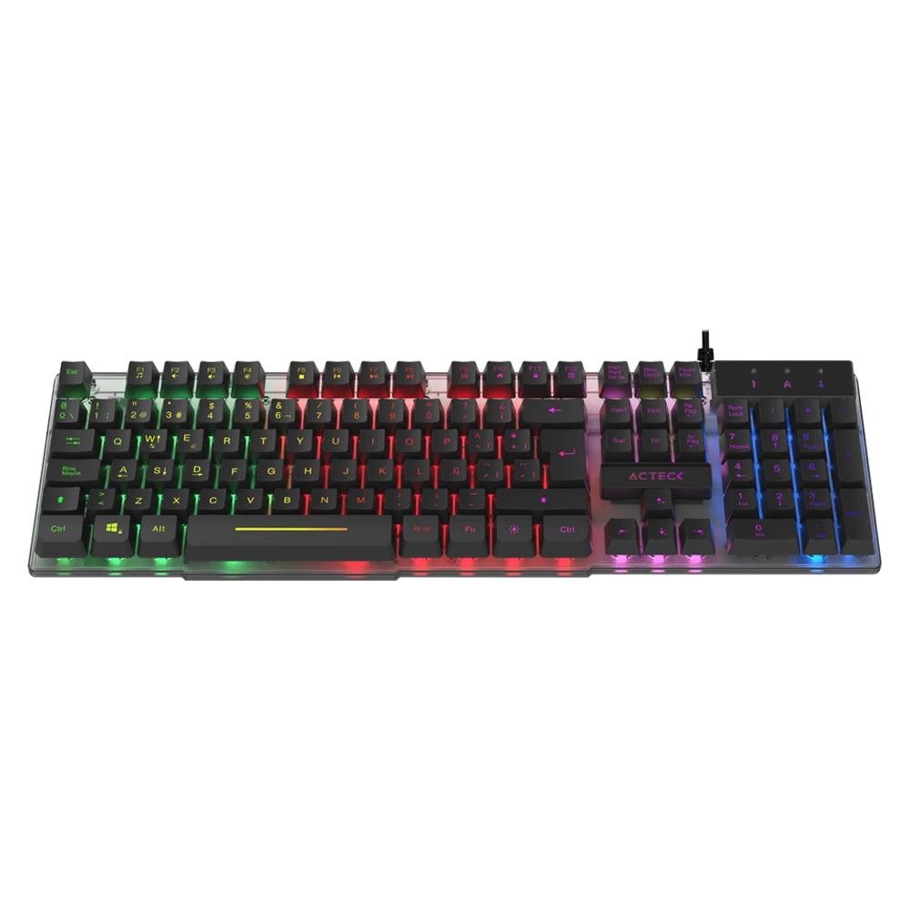 Teclado Alámbrico | Led Aurean II TA220G | Negro