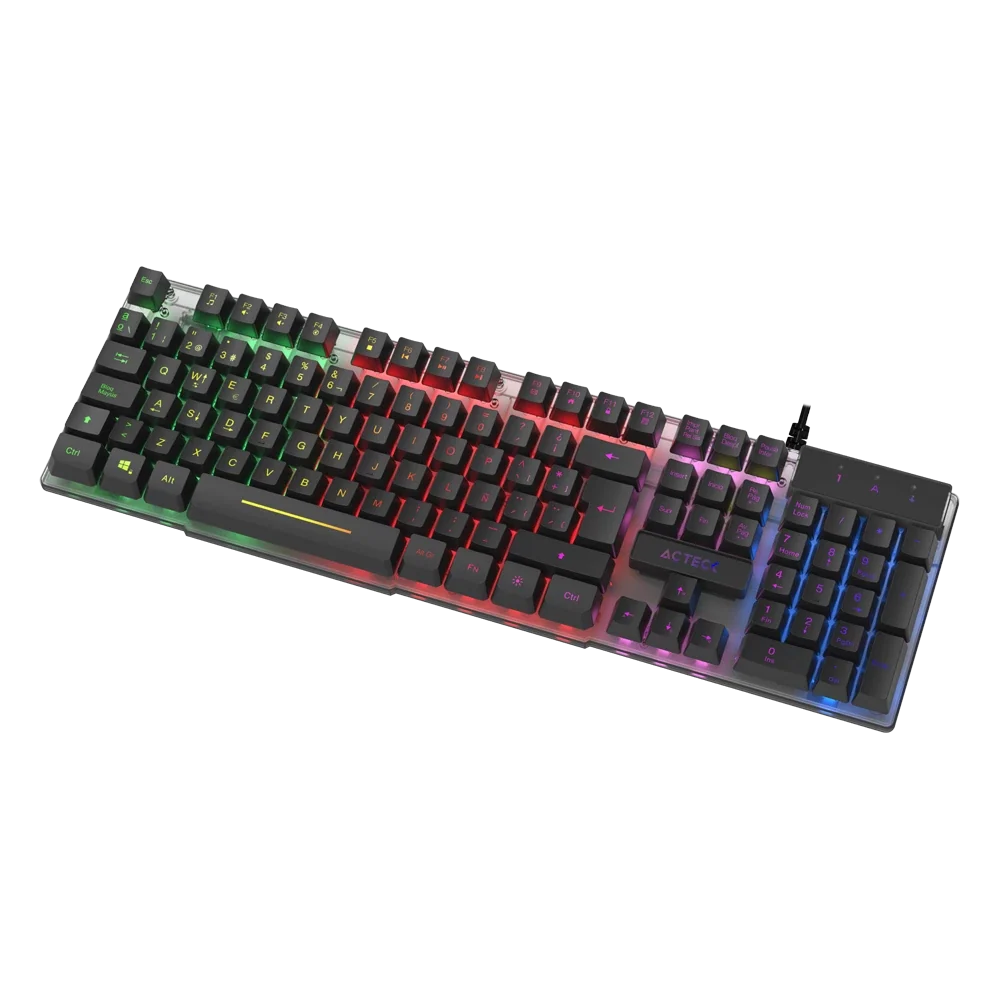 Teclado Alámbrico | Led Aurean II TA220G | Negro
