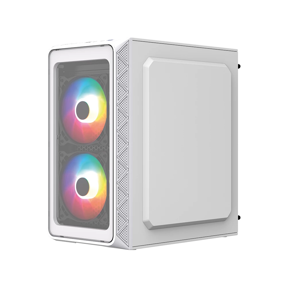 Gabinete Mini Torre | Doom Pro Crystal GI730 | Blanco