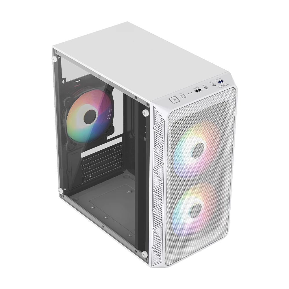 Gabinete Mini Torre | Doom Pro Mesh GI730M | Blanco
