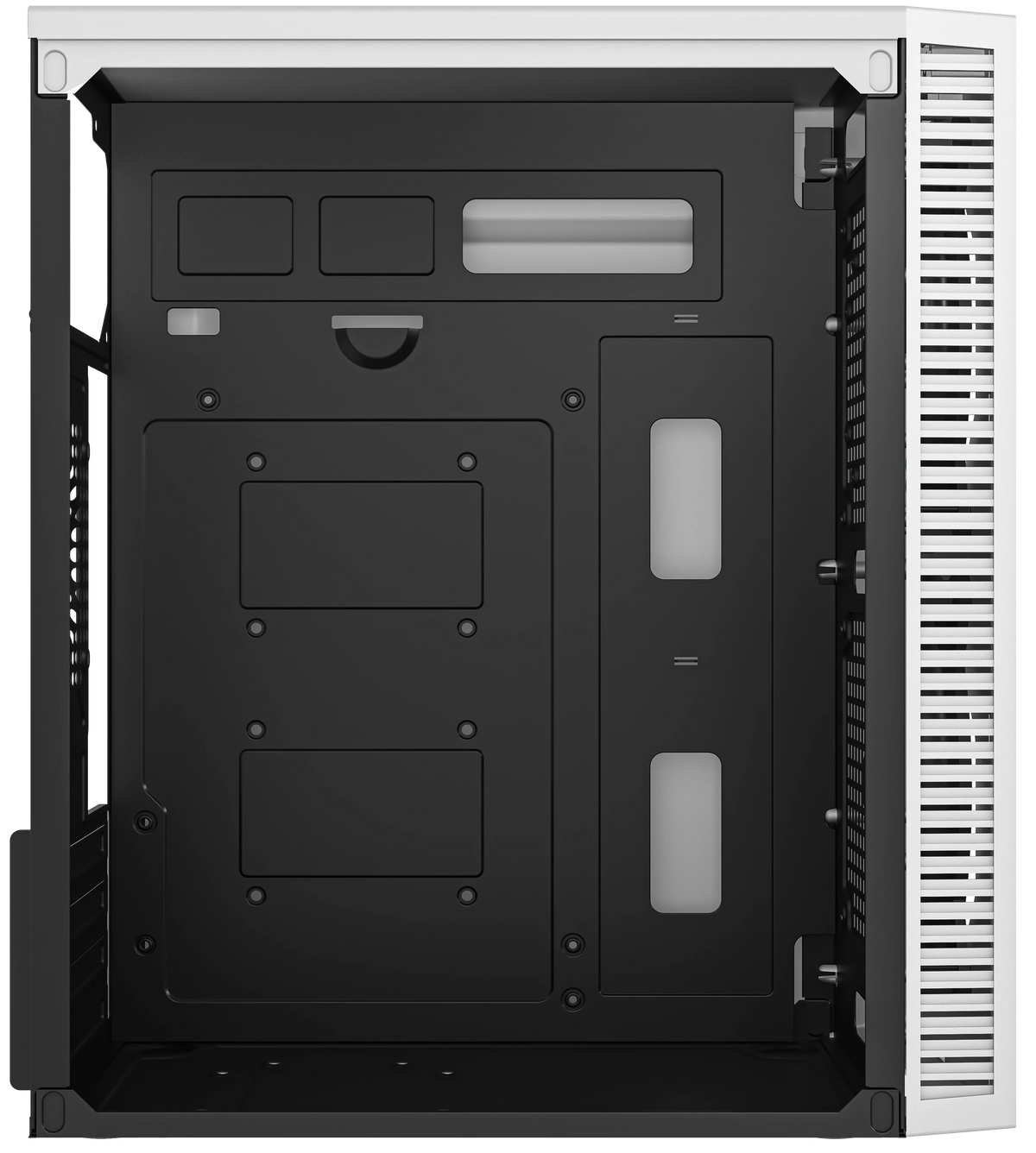 Gabinete Compacto Mini | Torre Fuji GC470 | Max MB M-ATX / Fuente ATX 500 W | 2x USB 2.0 + 1x USB 3.0+ 2x Fan FRGB | Panel Izq Acrilico + Frente Mesh | Blanco