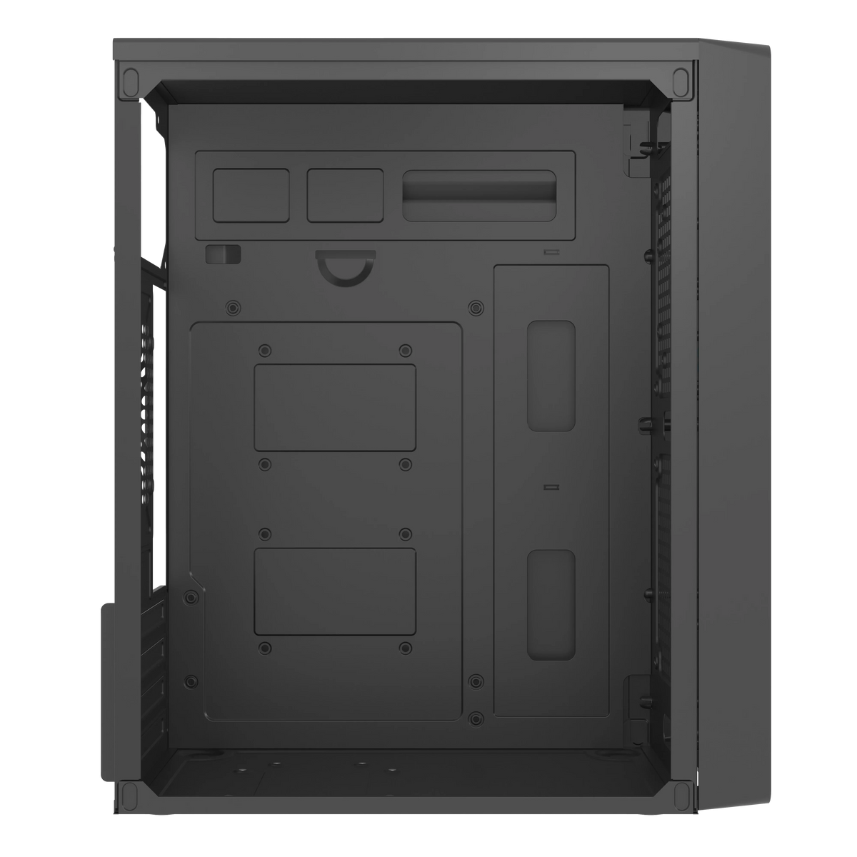 Gabinete Compacto Mini Torre | Kioto GC220F | Negro