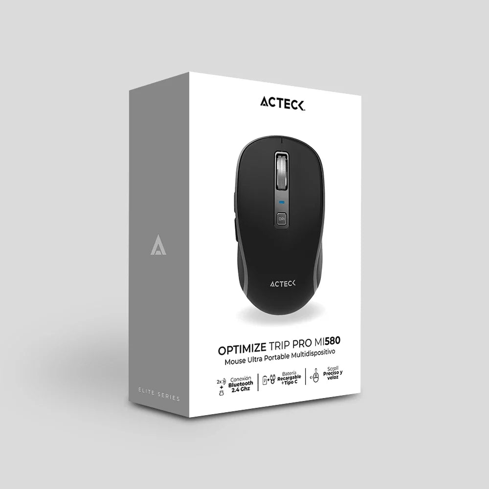 Mouse Multidispositivo | Optimize Trip Pro MI580 | Negro