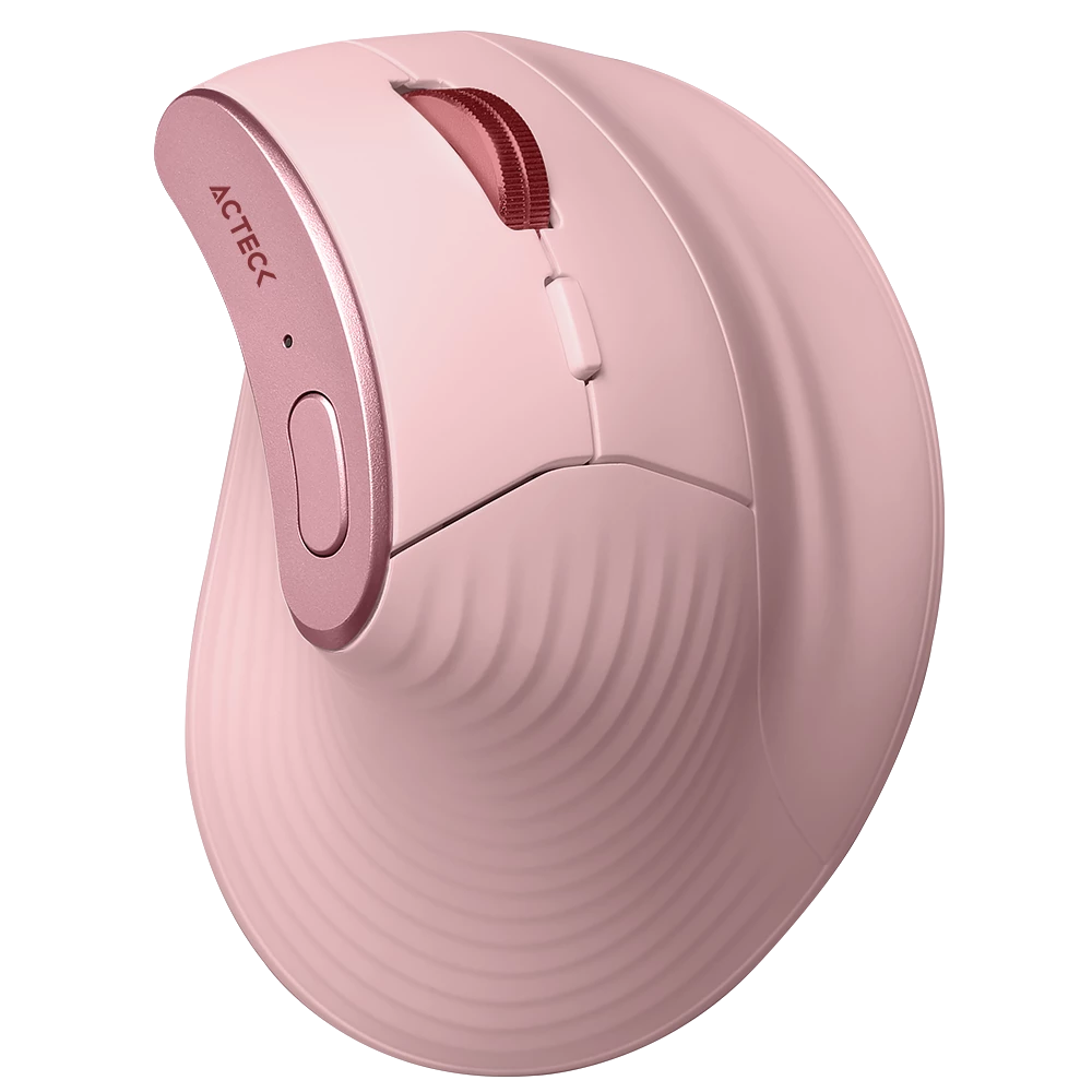 Mouse Ergonómico Vertical | Virtuos Fitt Pro MI770 | Rosa
