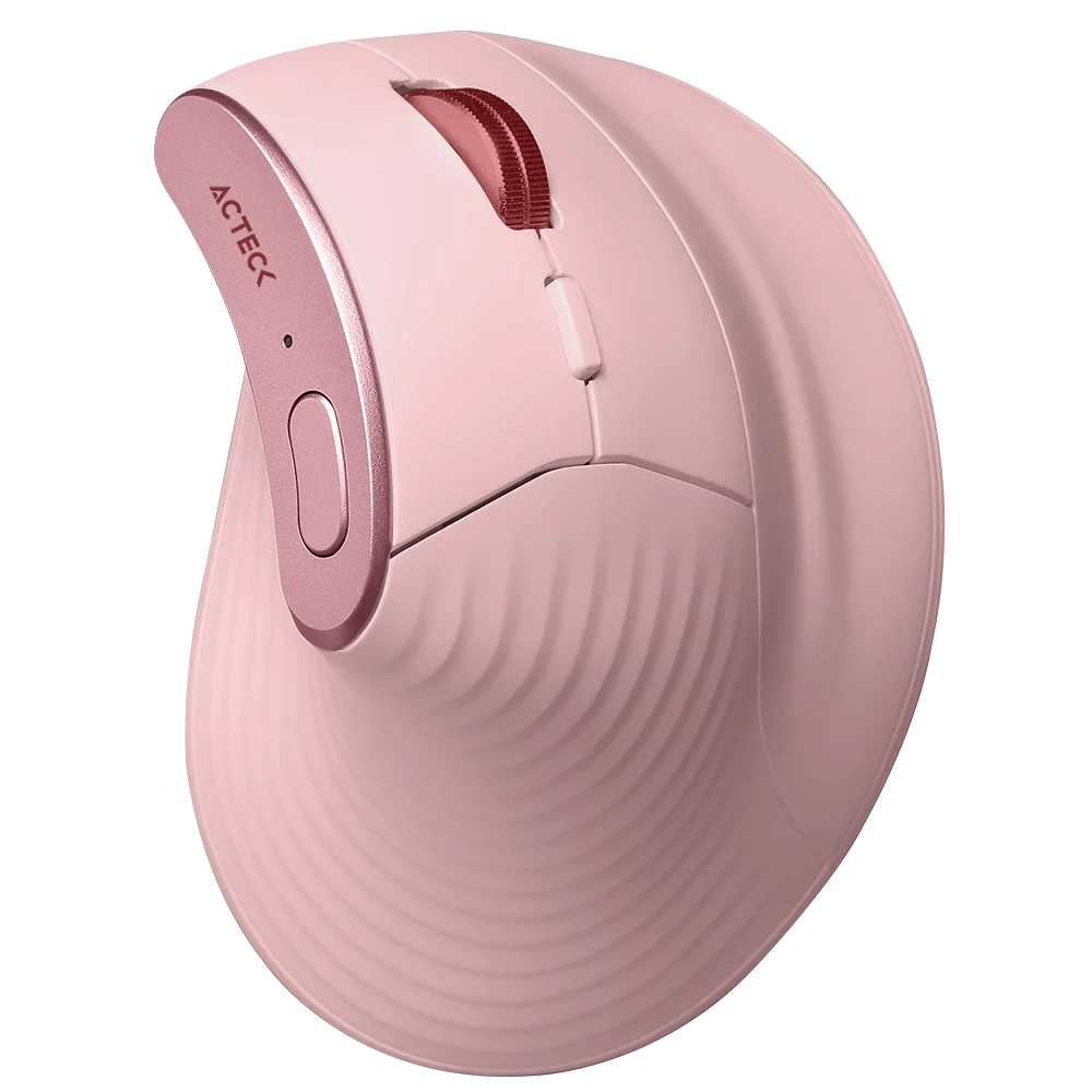 Mouse Ergonómico Vertical | Virtuos Fitt Pro MI770 | Rosa