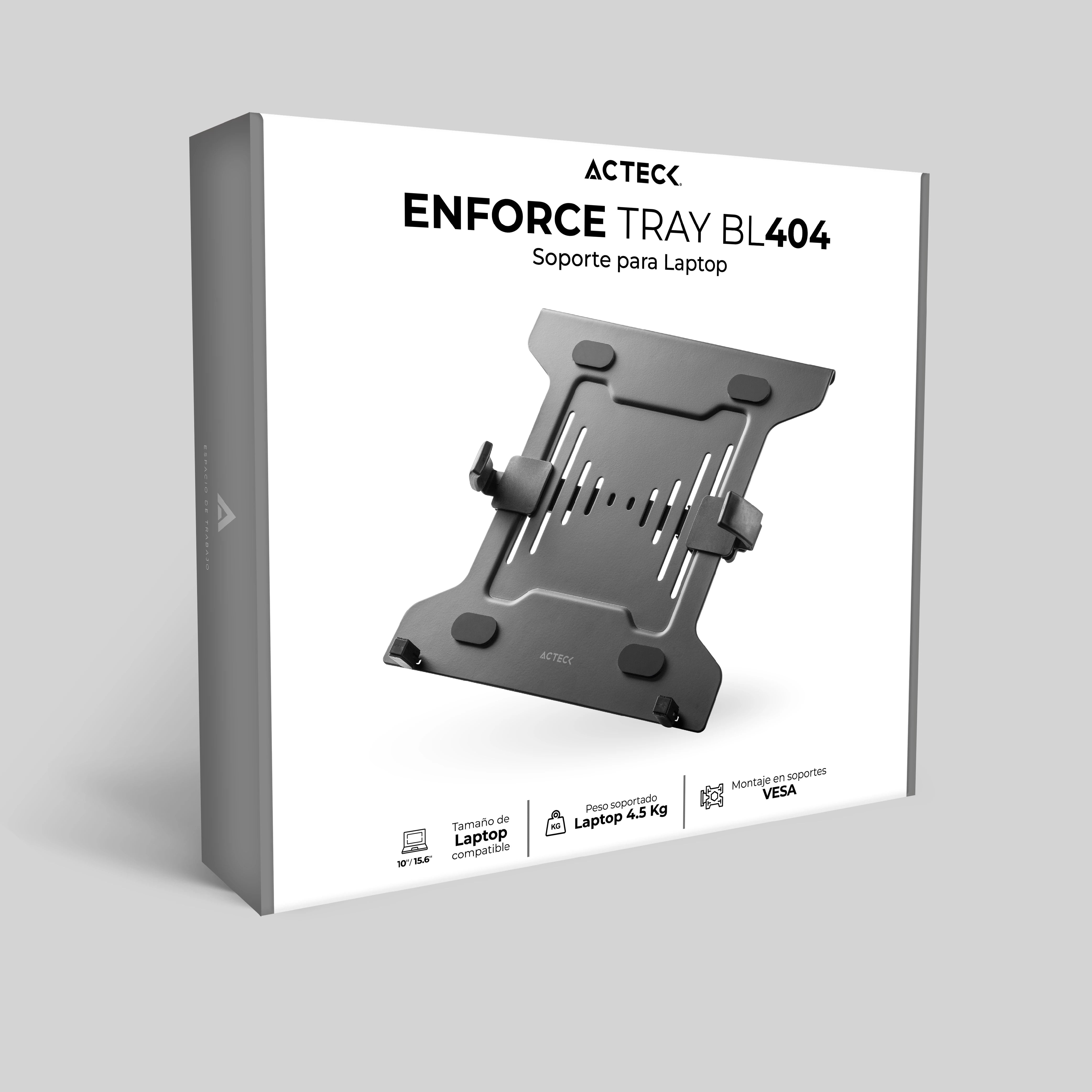 Bandeja de Montaje para Laptop | Vesa Enforce Tray BL404 | Negro