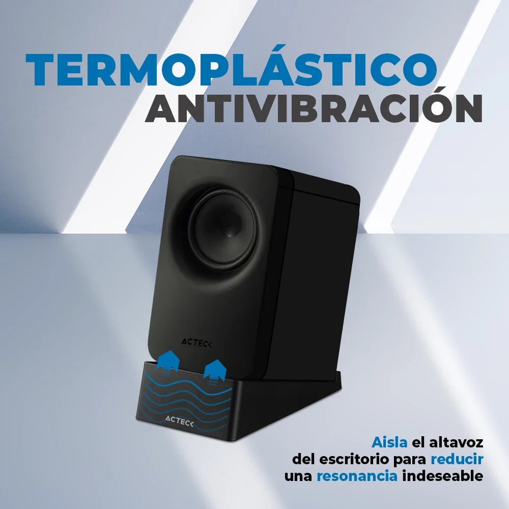 Bases para Bocinas de Escritorio | Vault Acoustic BB400 | Negro