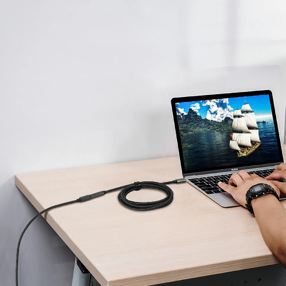 Cable Extencion USB C a Conector USB C V3.0 | Linx Plus CE414 | Negro