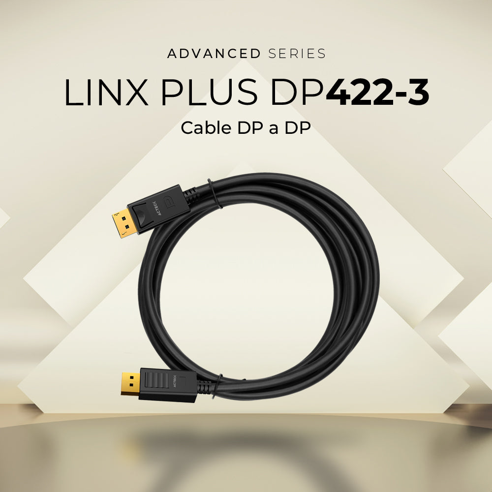 Cable DP a DP | Linx Plus DP422-3 | Negro