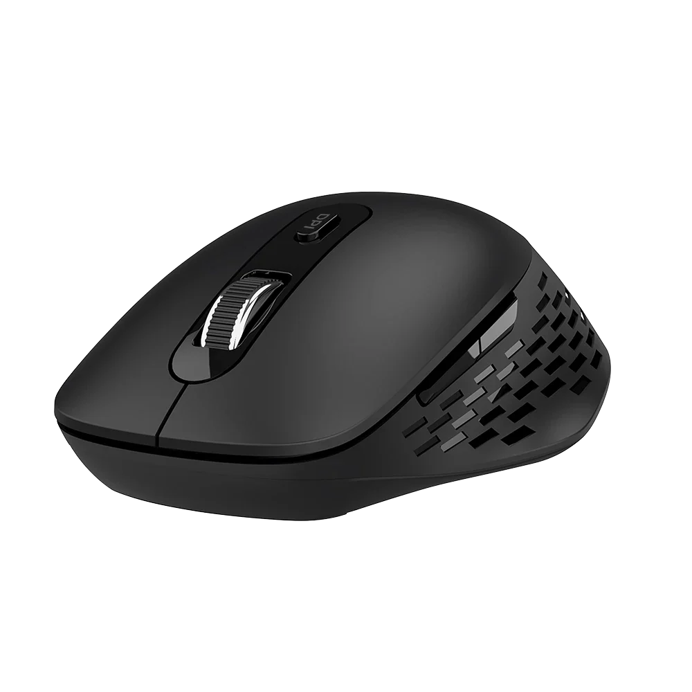 Mouse Confortable Inalámbrico | Optimize Flow MI480 | Negro