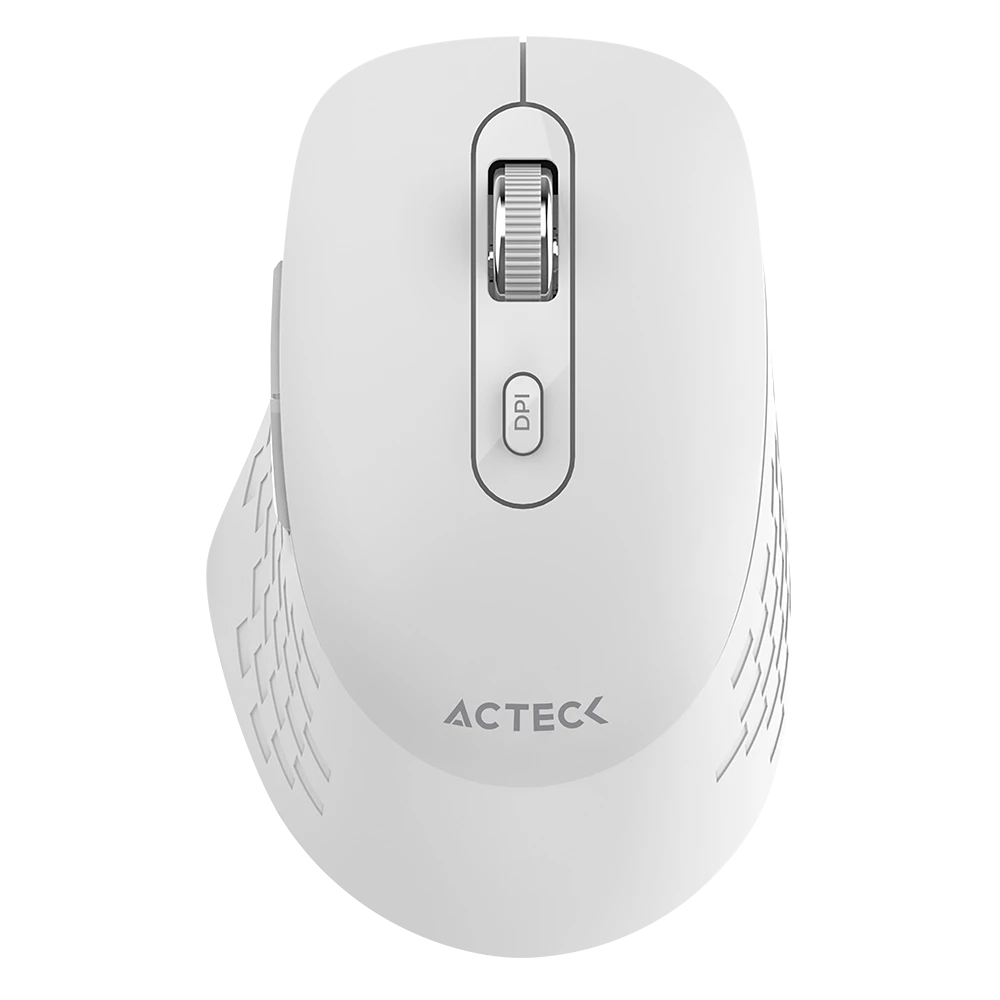 Mouse Confortable y Elegante Inalámbrico | Optimize Flow MI480 | Blanco