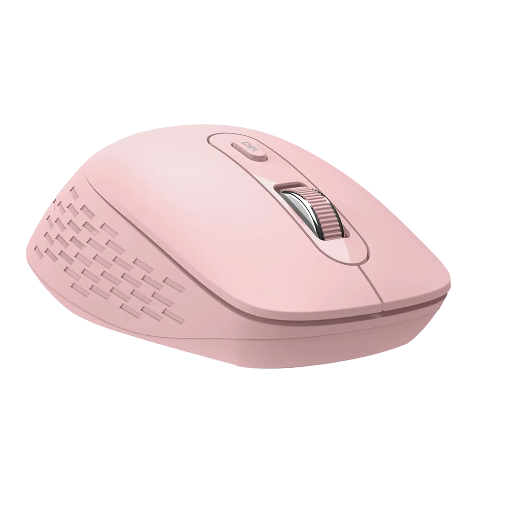 Mouse Confortable y Elegante Inalámbrico | Optimize Flow MI480 | Rosa