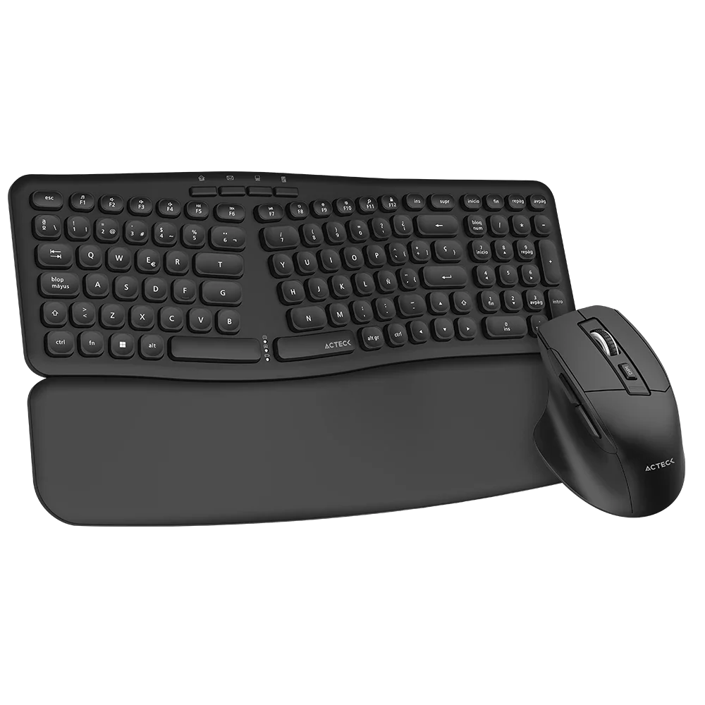 Combo 2 en 1 Inalámbrico | Creator Ultra Confort MK650 | Negro