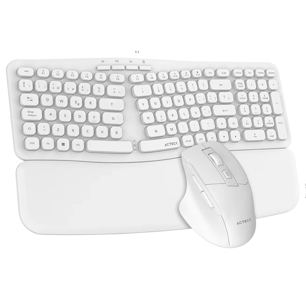 Combo 2 en 1 Inalámbrico | Creator Ultra Confort MK650 | Blanco