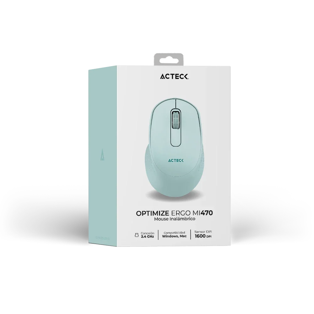 Mouse Ergonómico Inalámbrico | Optimize Ergo MI470 | Tiffany