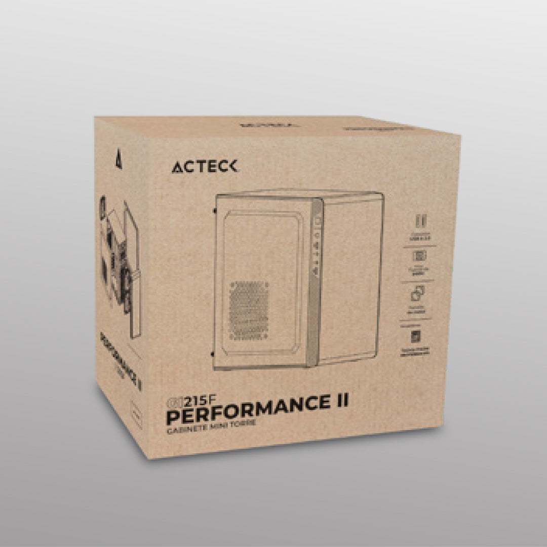 Gabinete Mini Torre | Performance II GI215 | Negro