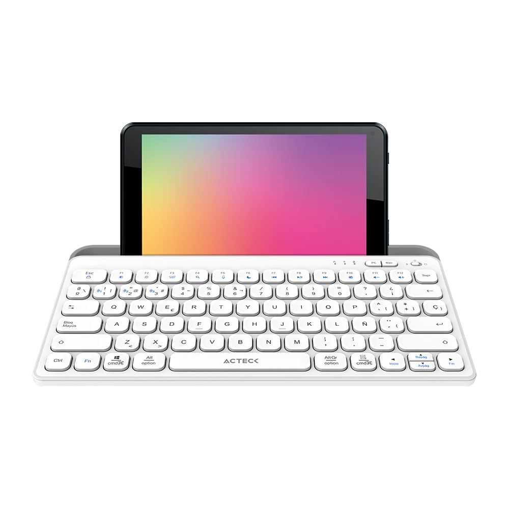 Teclado Multidispositivo | Inspire Trek TI737 | Blanco-Gris