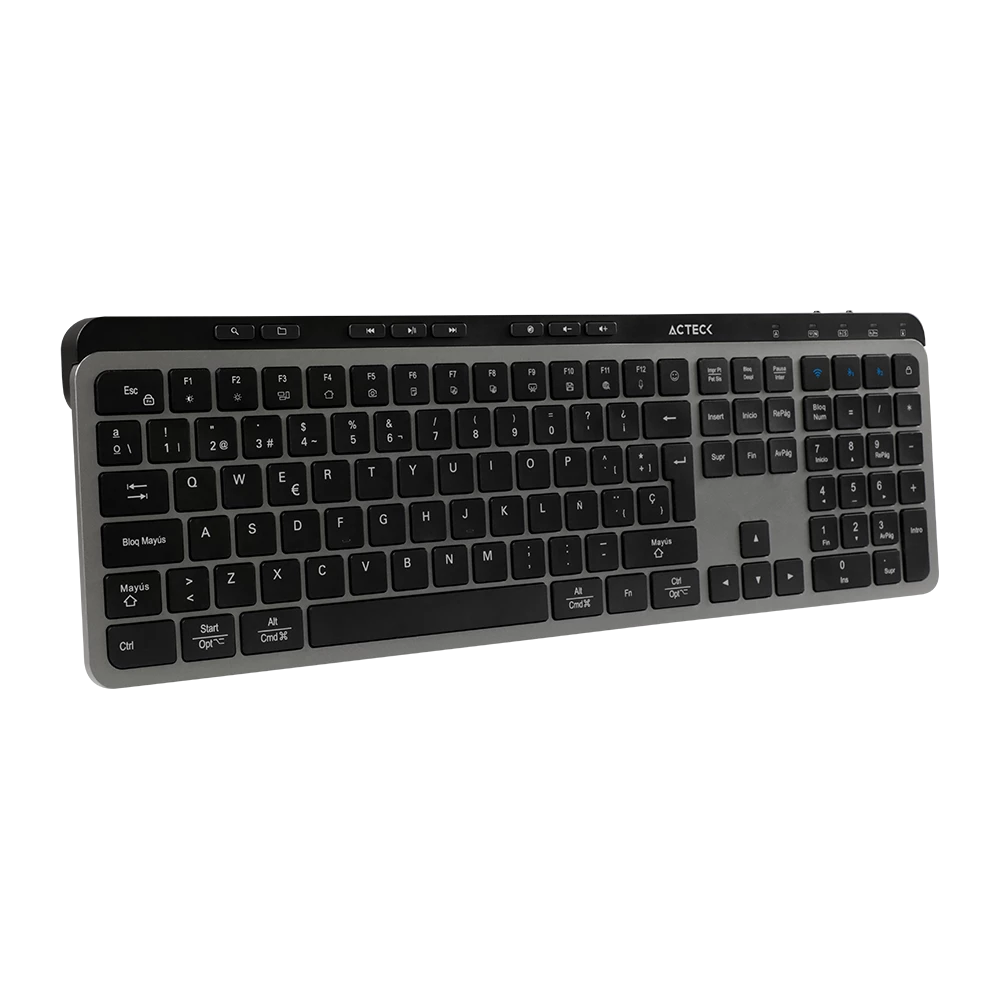 Combo 2 en 1 Multidispositivo | Creator Krea MK755 | Negro-Gris