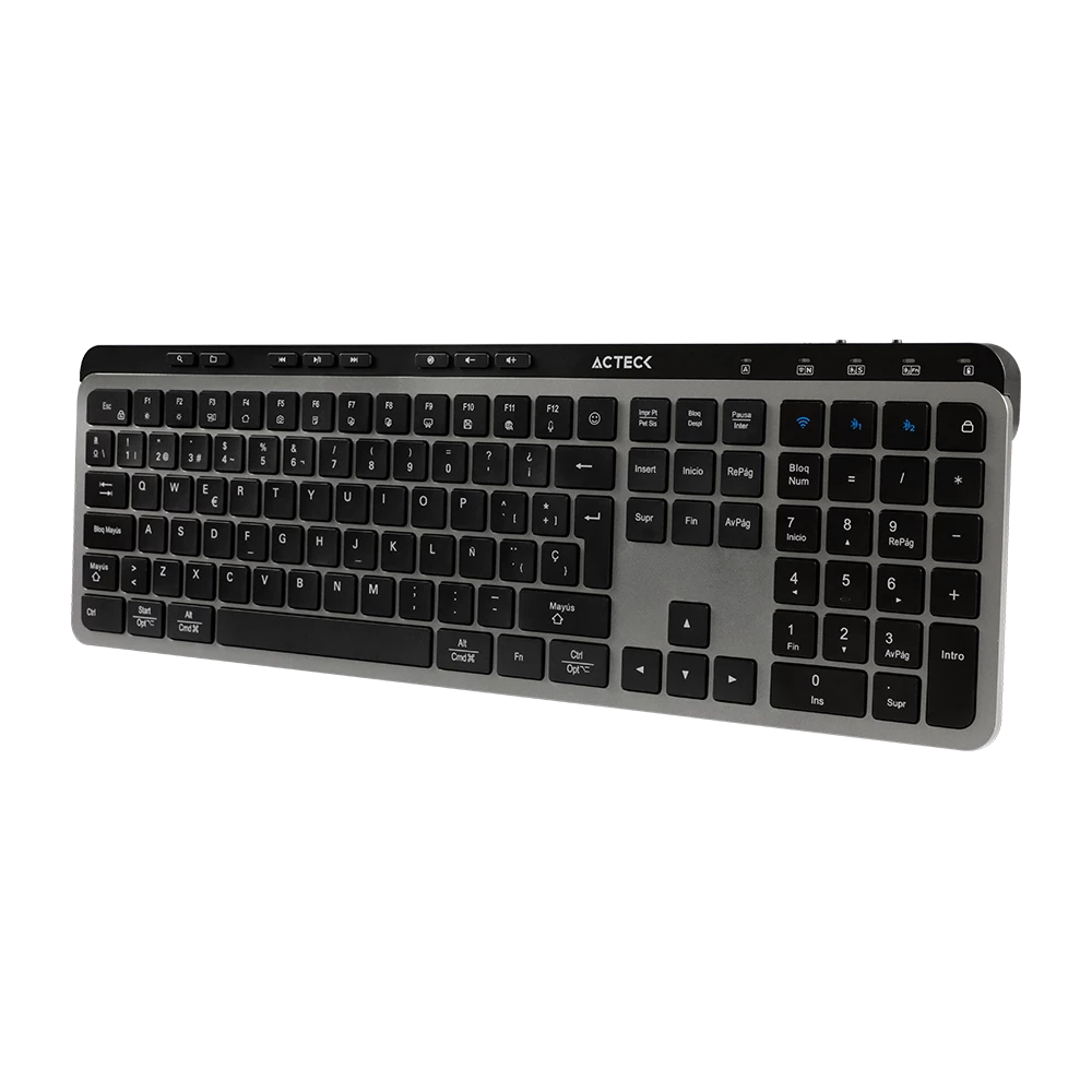 Combo 2 en 1 Multidispositivo | Creator Krea MK755 | Negro-Gris