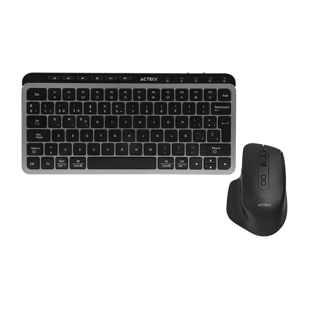 Combo 2 en 1 Multidispositivo | Creator Krea MK750 | Negro-Gris